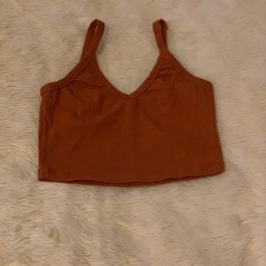 Rust crop top